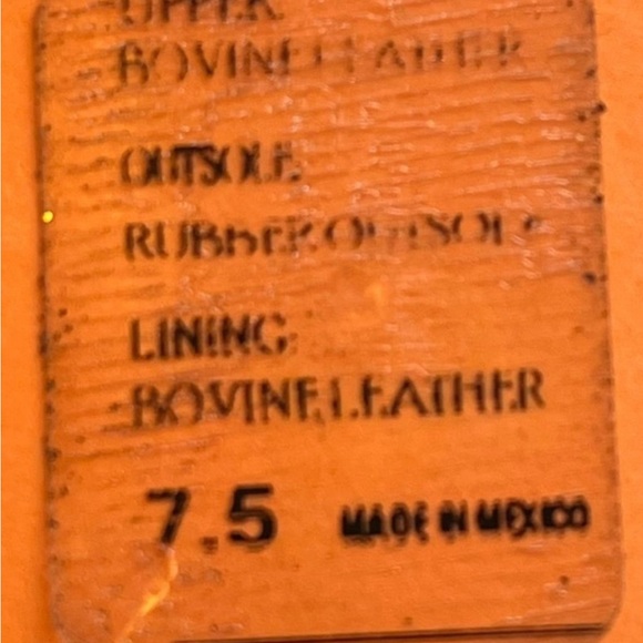 BED STU Bruges Distressed Leather Wooden Wedge Heel Boots Women’s 7.5 Knit Upper - Picture 11 of 11